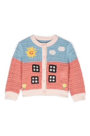 cardigan in cotone rosa STELLA McCARTNEY KIDS | TV9040Z2289999